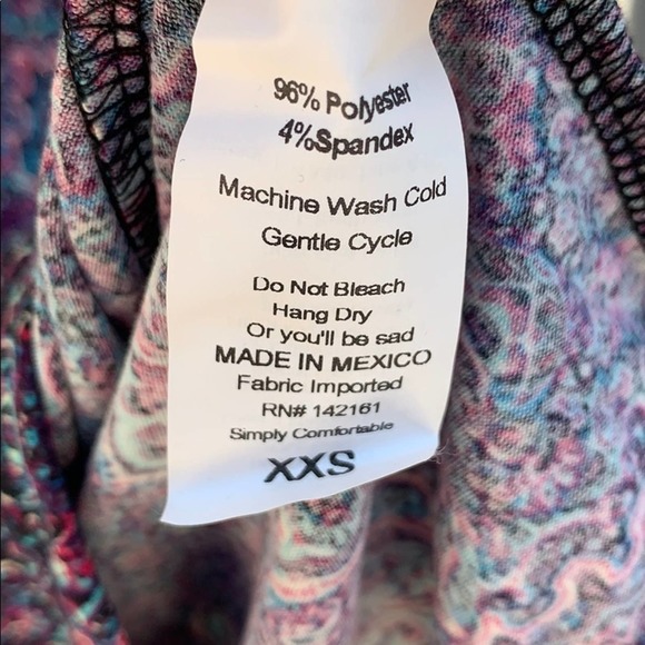 NWT Lularoe Julia Print Dress XXS - Picture 3 of 7